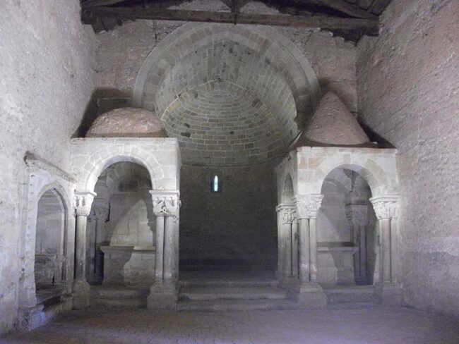 Interior de la iglesia de San Juan de Duero
