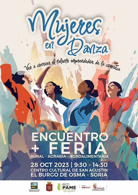 Cartel publicitario de "Mujeres en Danza 2023".