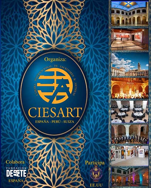 Cartel publicitario del V congreso internacional de escritores y artistas.