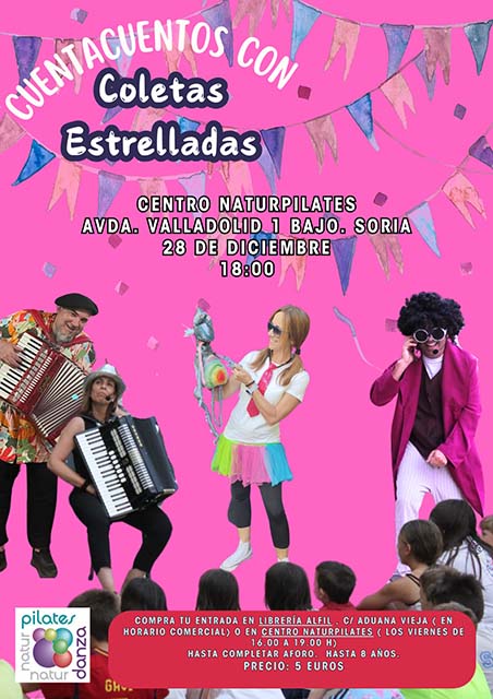 Cuentacuentos con Coletas Estrelladas.