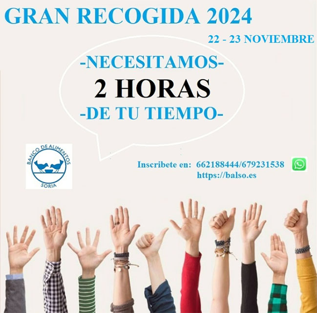 La recogida de alimentos 2024 necesita voluntarios.