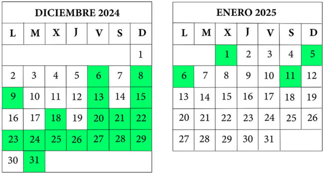 Calendario para no perderte la Navidad en Ólvega.