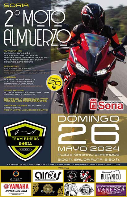 Cartel publicitario II Motoalmuerzo.