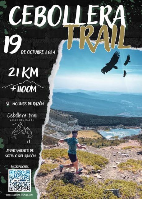 Cartel publicitario del primer Cebollera Trail.