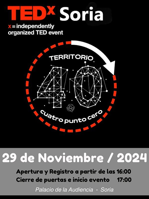 Cartel publicitario para el III TEDxSoria.