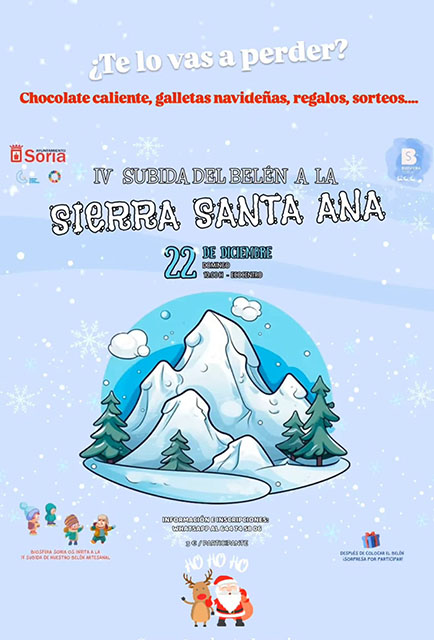 Cartel publicitario para la IV Subida a Santa Ana.